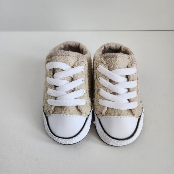 Converse Chuck Taylor All Star Cribster Easy- On Sherpa Size 1 Baby Mid Shoe - Picture 3 of 10